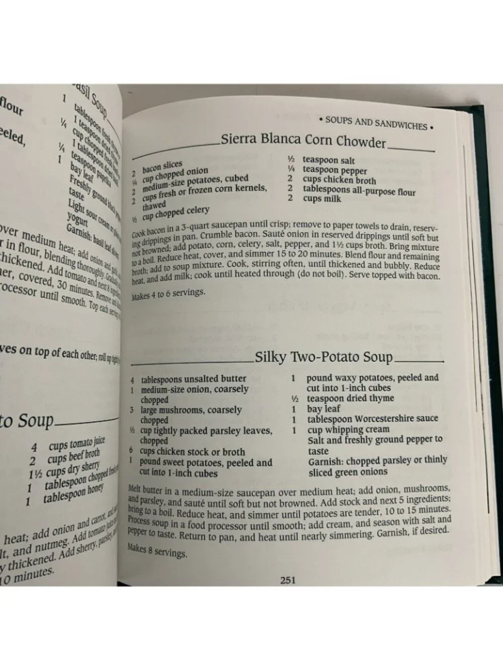 Savoring The Southwest Again Cookbook By Roswell Symphony Guild Hardcover 1998